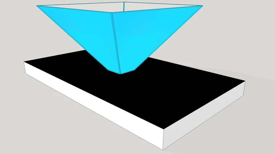 Holograma para smartphone, hologram, smartphone proyector