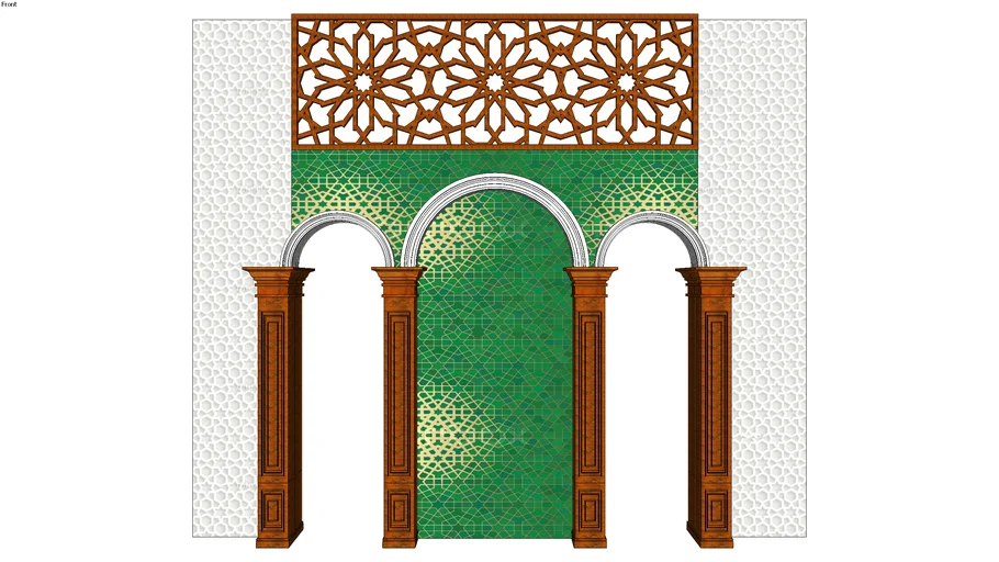 Islamic wall | 3D Warehouse