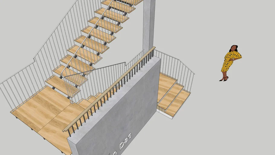 Steel stair