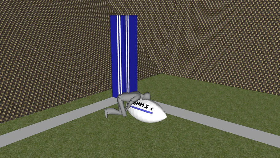 playing rugby big | 3D Warehouse