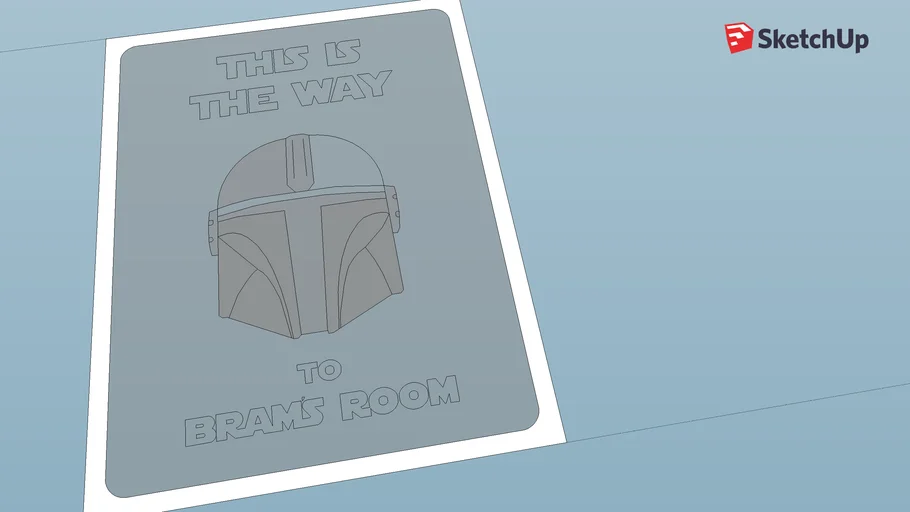 Mando Sign | 3D Warehouse
