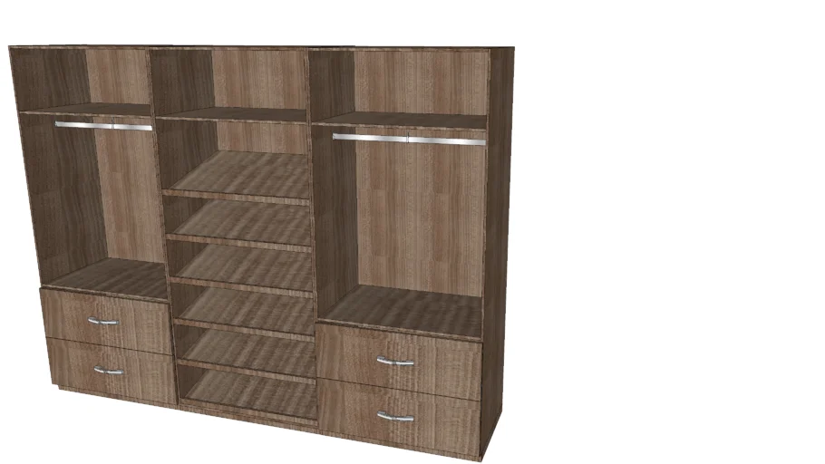 Closet con zapateras