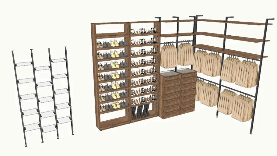 STILI profiliu sistema garderobinems 