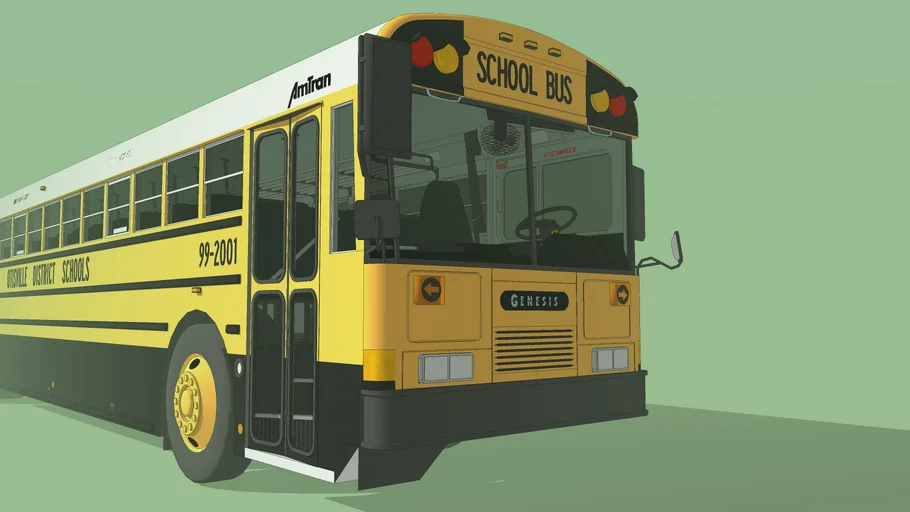 1998 International AmTran Genesis school bus 