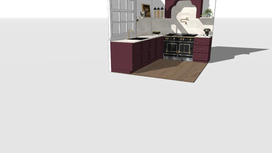 L shape kitchen | 3D Warehouse