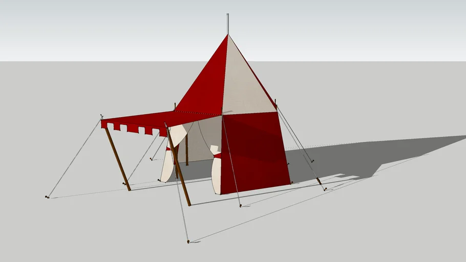knight medieval tent