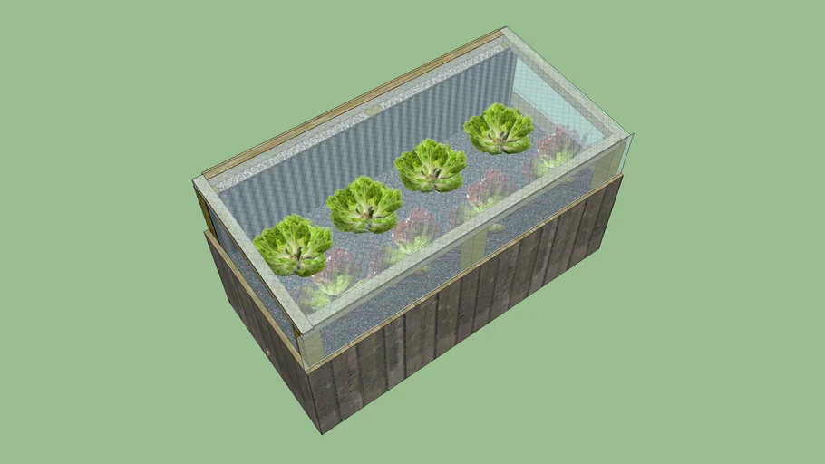 Raised Garden Bed, cold frame