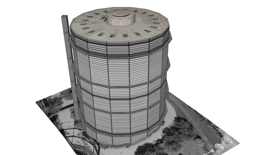 Gaskessel - Gaswerk Augsburg