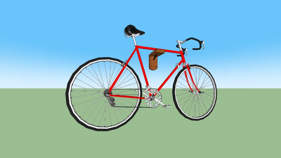 BICICLETA COM SUPORTE DE PAREDE - BIKE