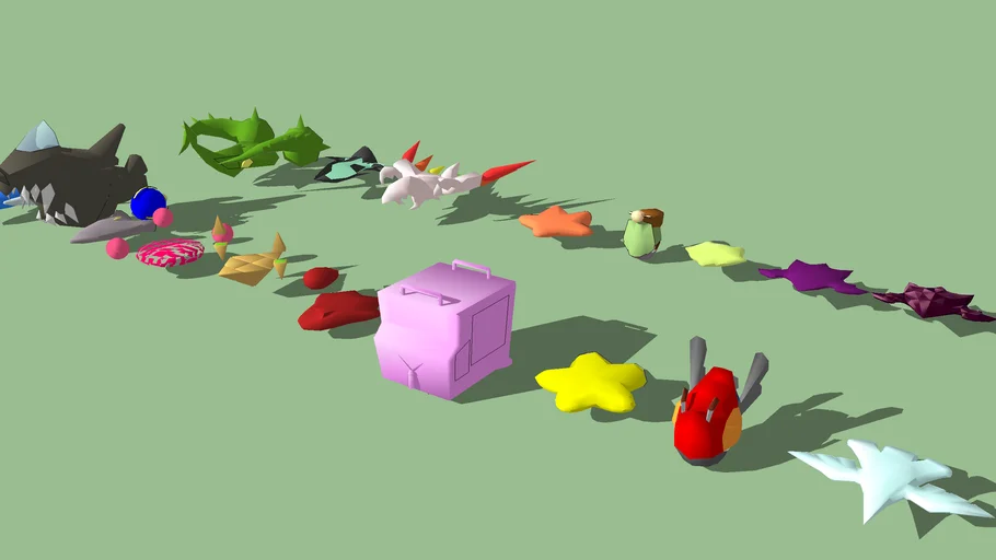 All Kirby's Air Ride Vehicles (Gamecube)