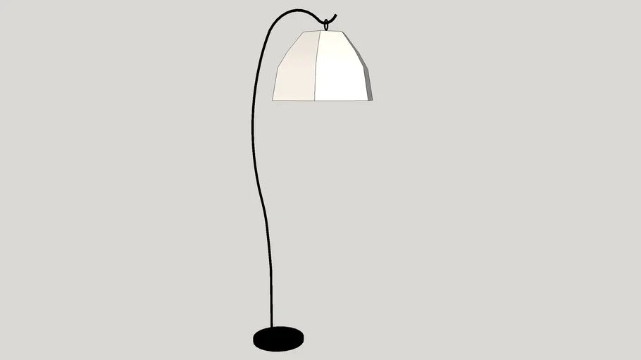 Bordeaux 1 Light Arc Floor Lamp