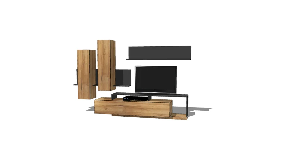 oak style tv stand meble-do.pl