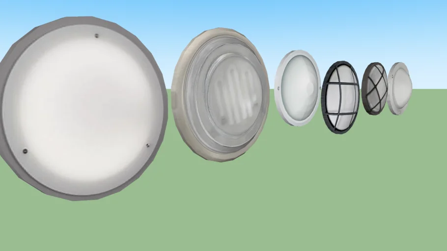 Outdoor bulkhead light set 2