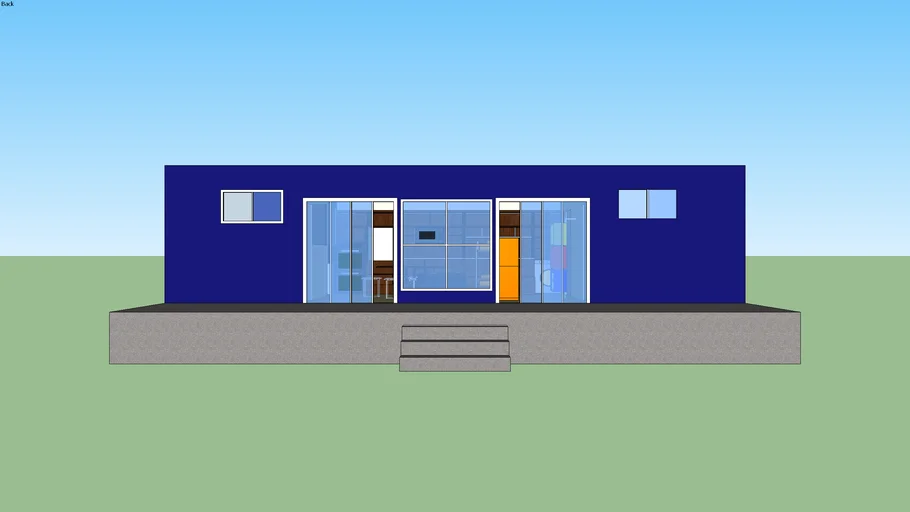 Storage Container Home with Transforming Furniture