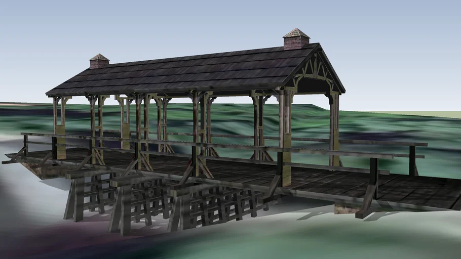 Wooden bridge