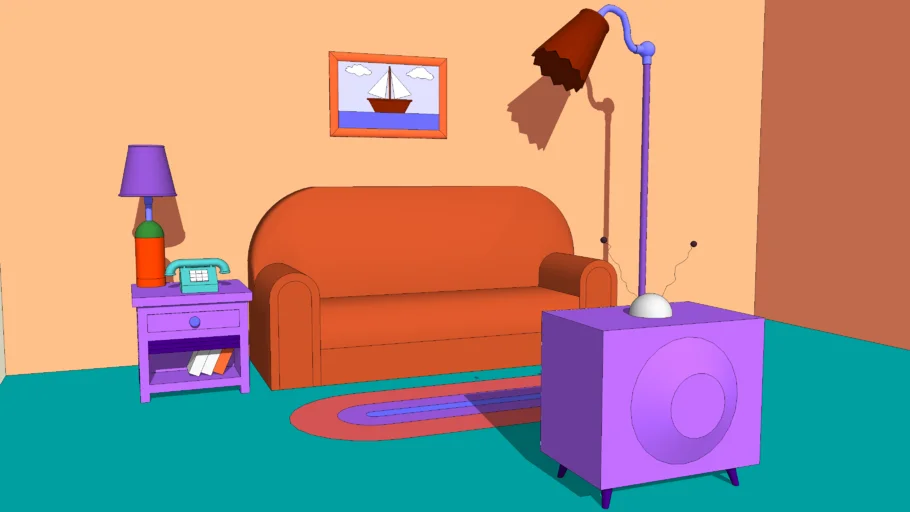 The Simpson's Living Room