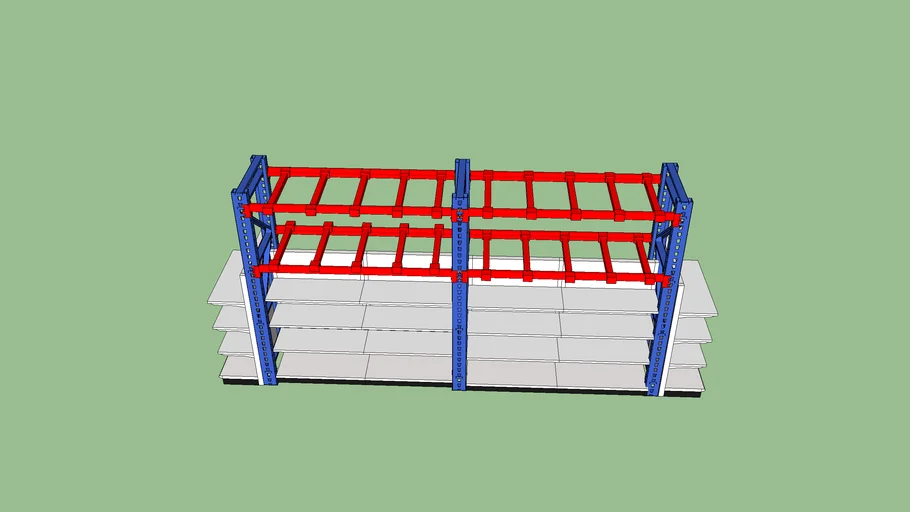 Gondola with Pallet Rack