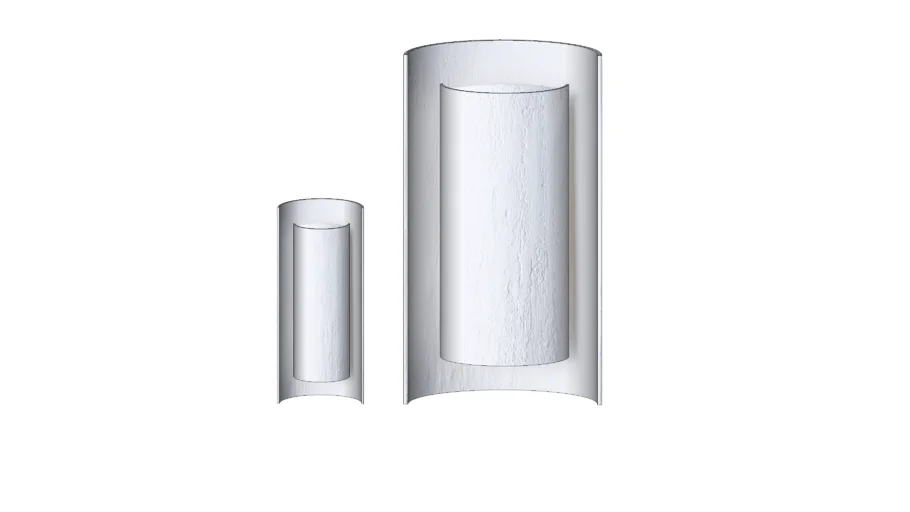 Porta Romana - Covex textured wall light small
