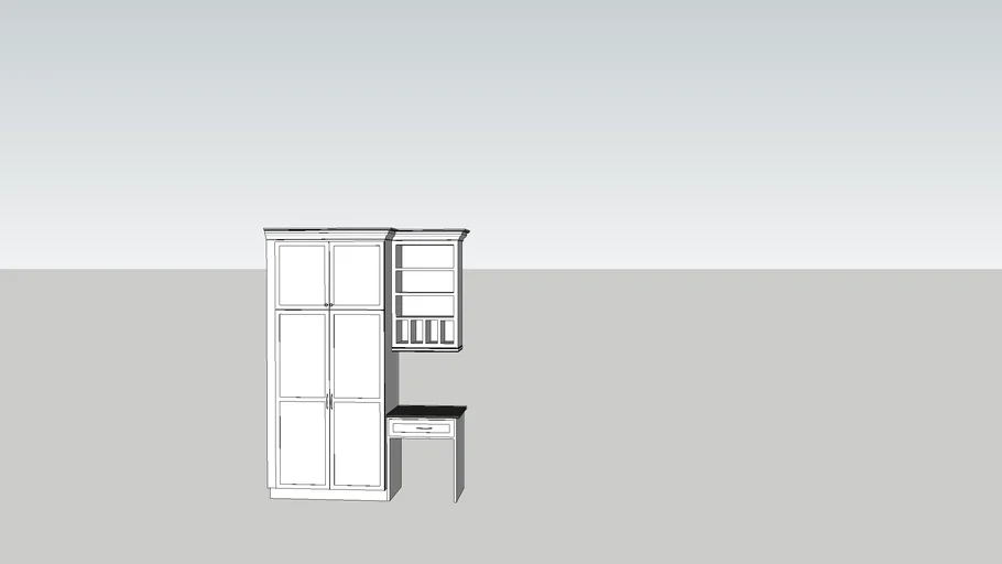 kitchen pantry and desk