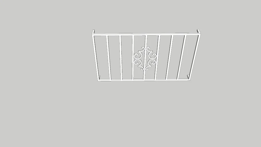 SMALL WINDOW SECURITY BARS