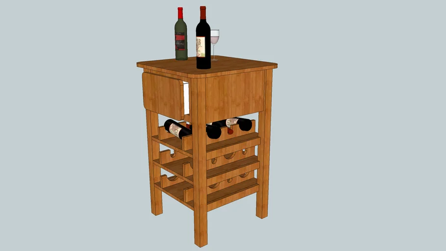 Wine Rack | 3D Warehouse