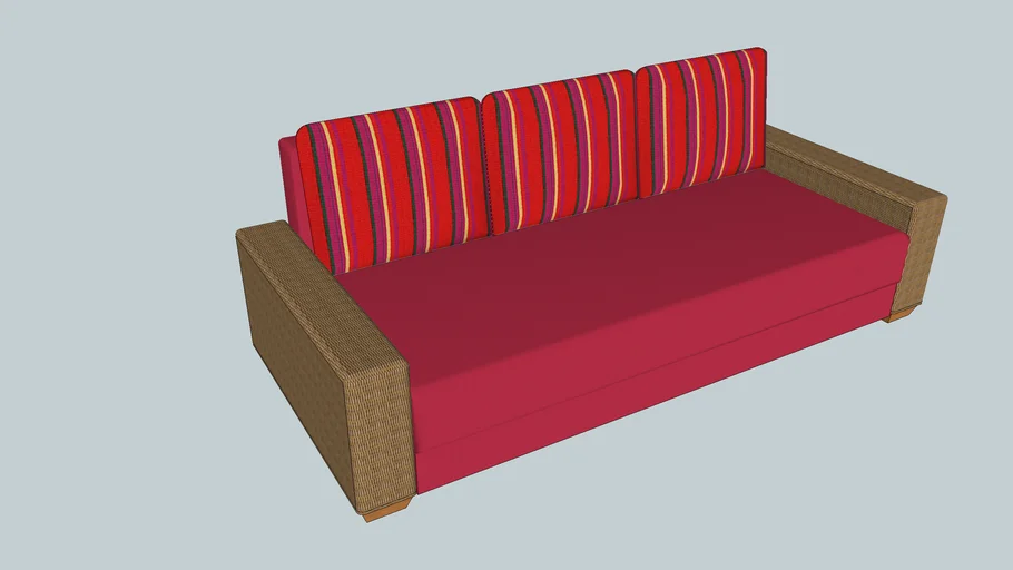 Sofa with pillows (animated)