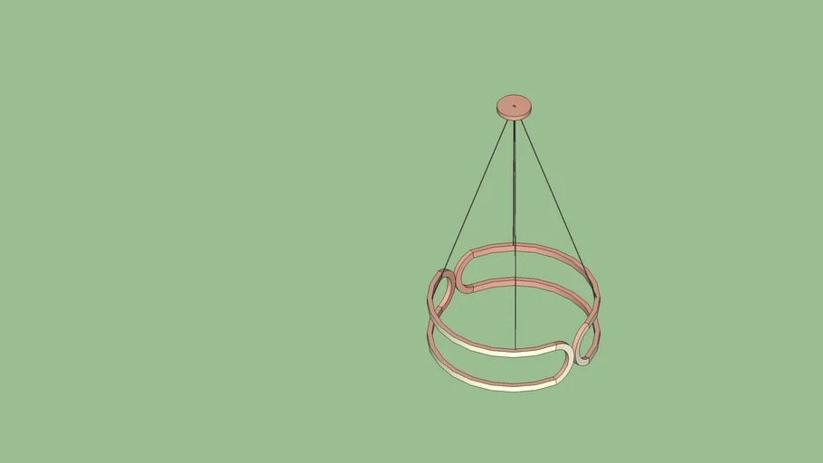 Luminária Pendente Circular - LED