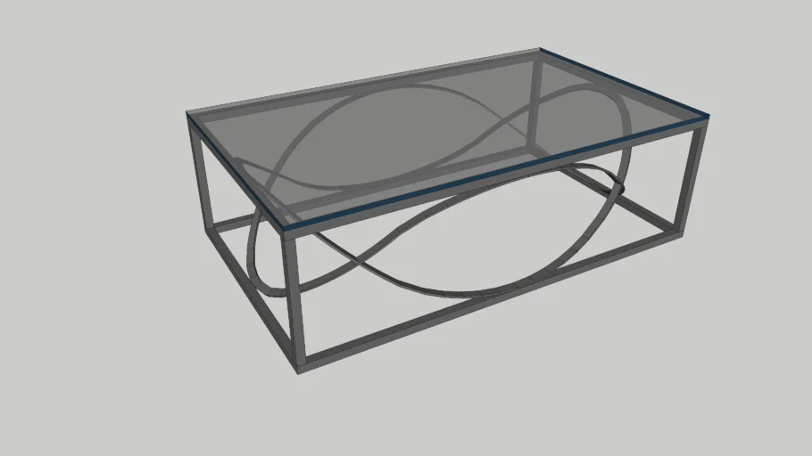 Ellipse Rectangular Cocktail Table