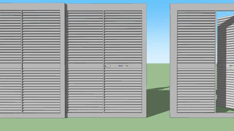 PUERTA LOUVER