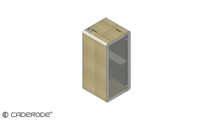 Cabine Call Lateral Inteira Fundo Cego