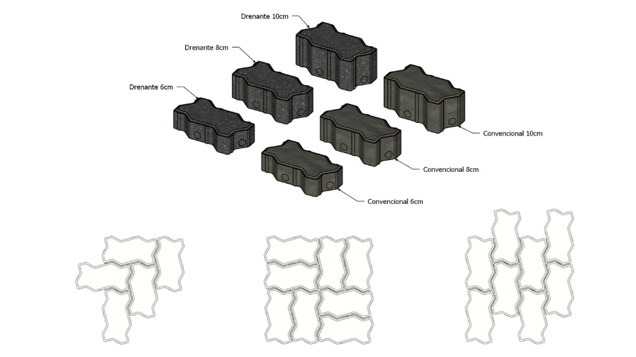 Paver Unistein 16 faces