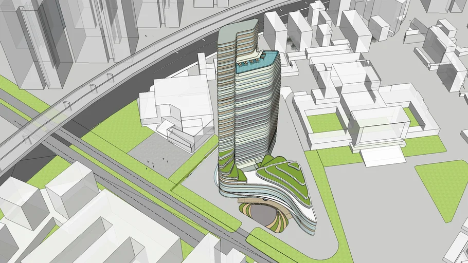 Nhà cao tầng 47 - High-rise buildings 47 | 3D Warehouse