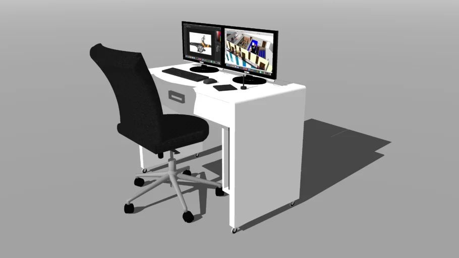 Computer Work Station Table