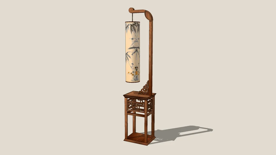 chinese stand lamp 동양풍 장스탠드