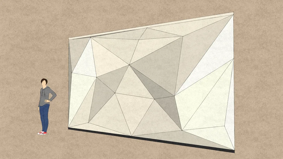 Shaped projection backdrop