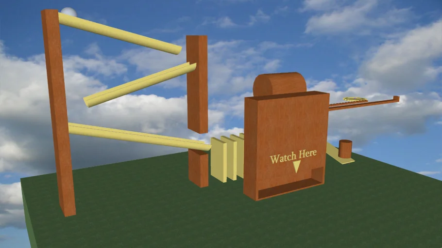 SketchyPhysics Rube Goldberg Machine | 3D Warehouse