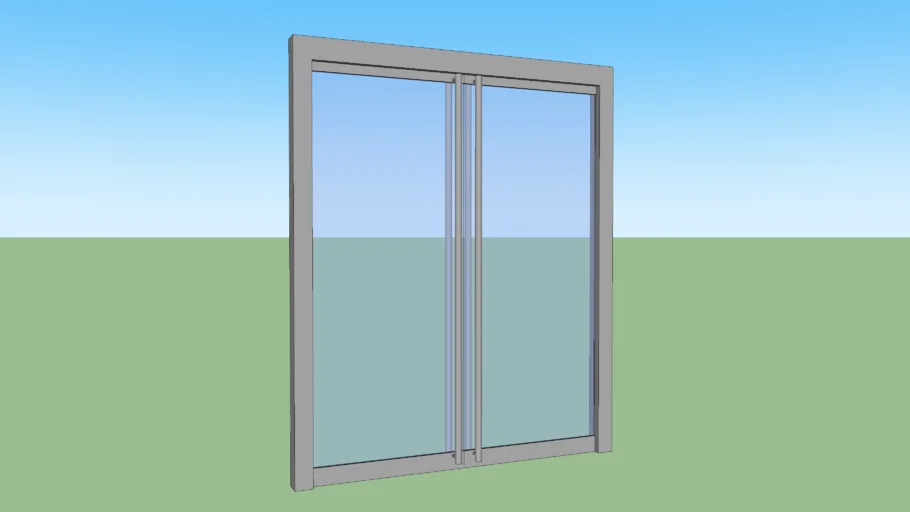puerta doble vidrio