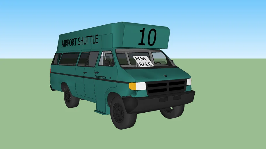 Destroyyer Van Sales * 2001 Dodge RAM Wagon 3500 airport shuttle