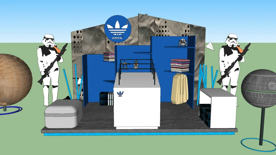 Booth Adidas Design