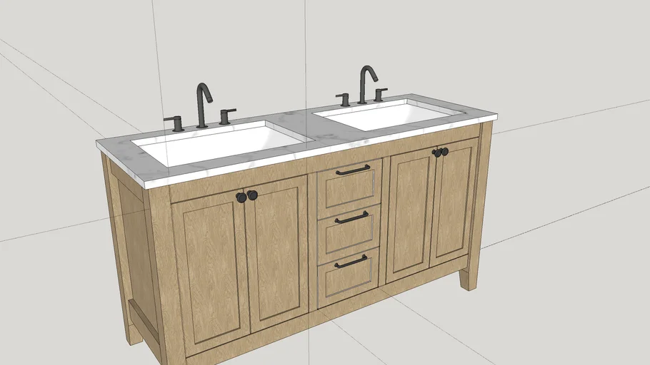 Double Bathroom Vanity (first draft)