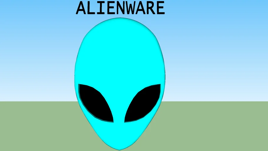 blue alienware logo