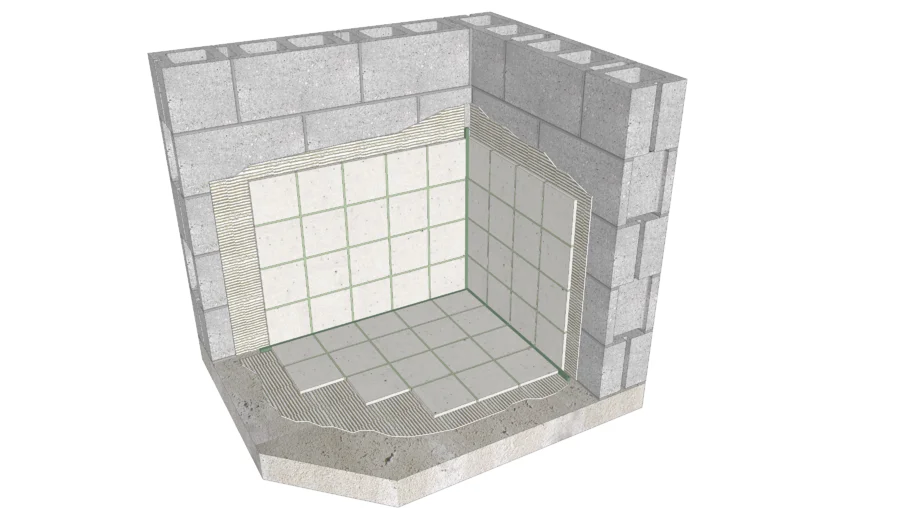 Wall and Floor Tile - Corner Condition