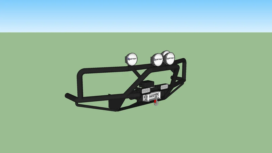 Baja style front bumper