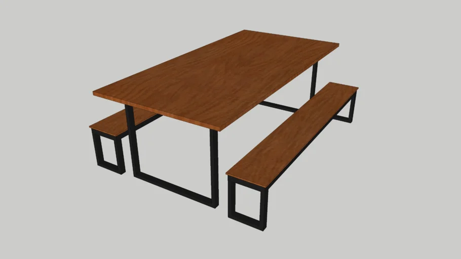 Mesa com 2 bancos
