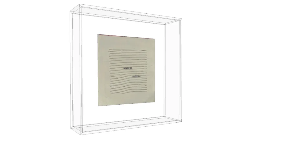 Quadro - notas  acrílico 1