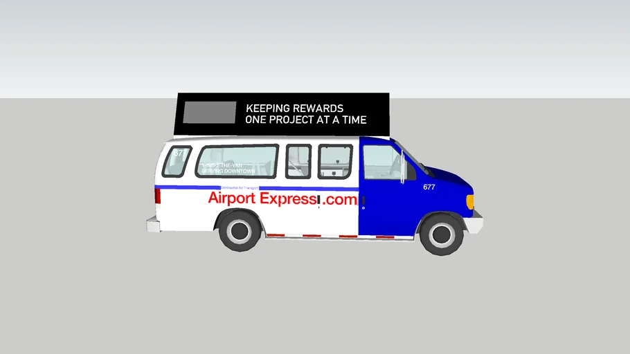 1997 ford e350 super duty continental airport express van
