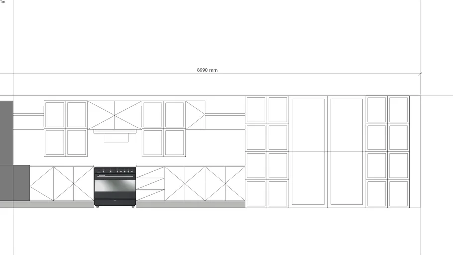 Basic Kitchen Elevation
