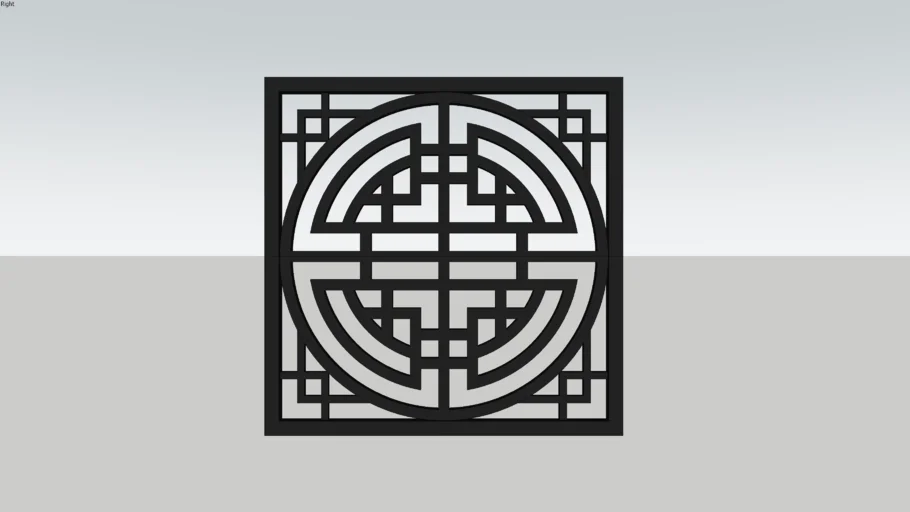 Chinese Pattern CNC Cut