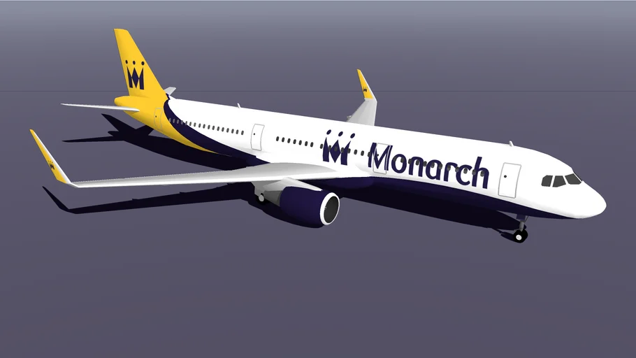 Monarch Airlines Airbus A321-200 Sharklets Aircraft