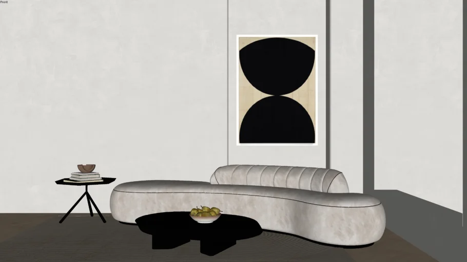 Wabi-Sabi Sofa Coffee Table Combinatio